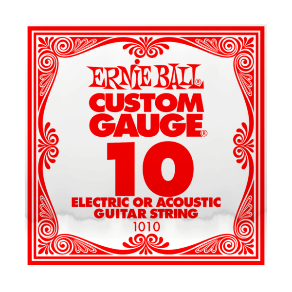 Ernie Ball .010 Plain Steel Single Guitar String