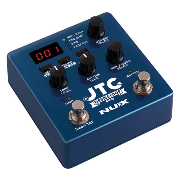 NuX JTC Drum + Loop PRO Dual Pedal - Angle