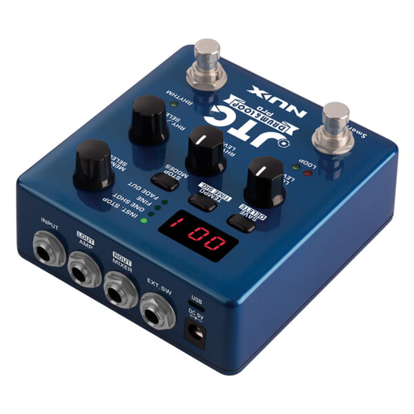 NuX JTC Drum + Loop PRO Dual Pedal - I:O