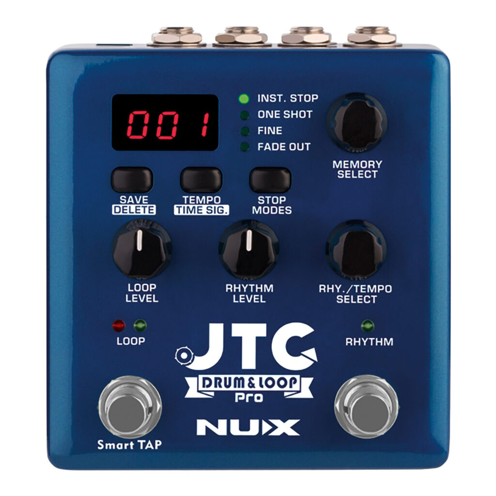 NuX JTC Drum + Loop PRO Dual Pedal - Top
