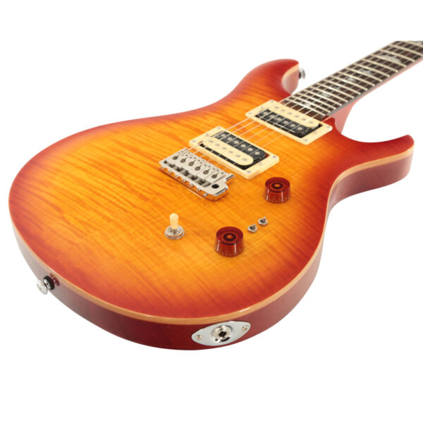 PRS SE Custom 24-08 Electric Guitar - Vintage Sunburst - Body 2