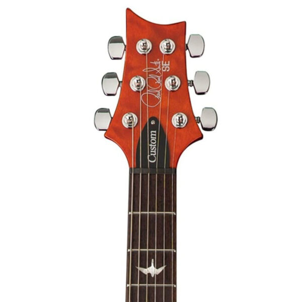 PRS SE Custom 24-08 Electric Guitar - Vintage Sunburst - Headstock