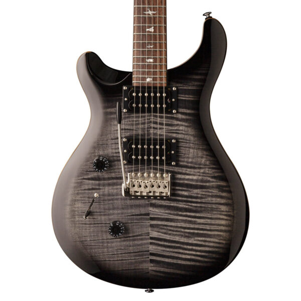 PRS SE Custom 24 Left Handed Electric Guitar - Charcoal Burst - Body