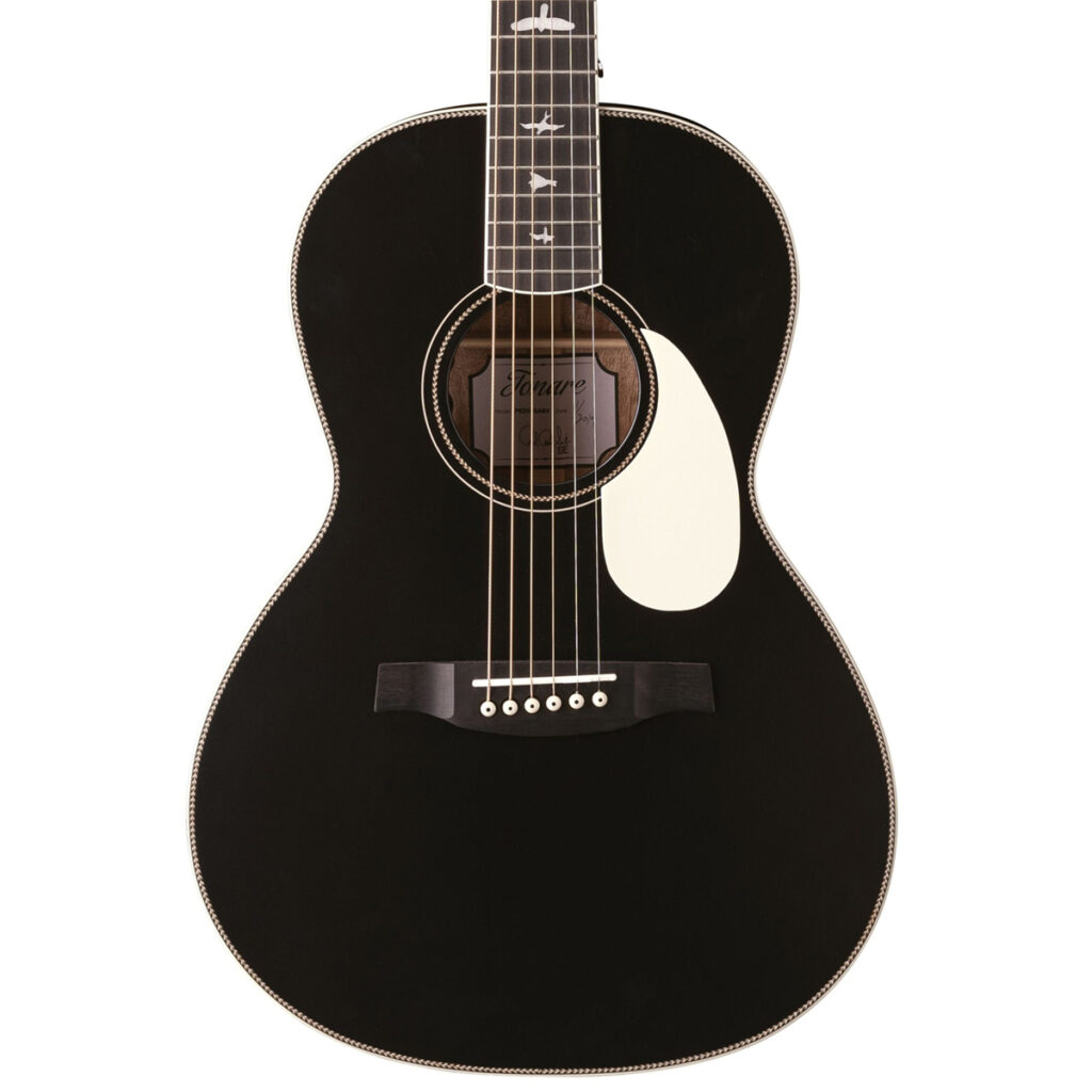 PRS SE P20E Tonare Parlour Electro-Acoustic Guitar - Satin Black Top - Body