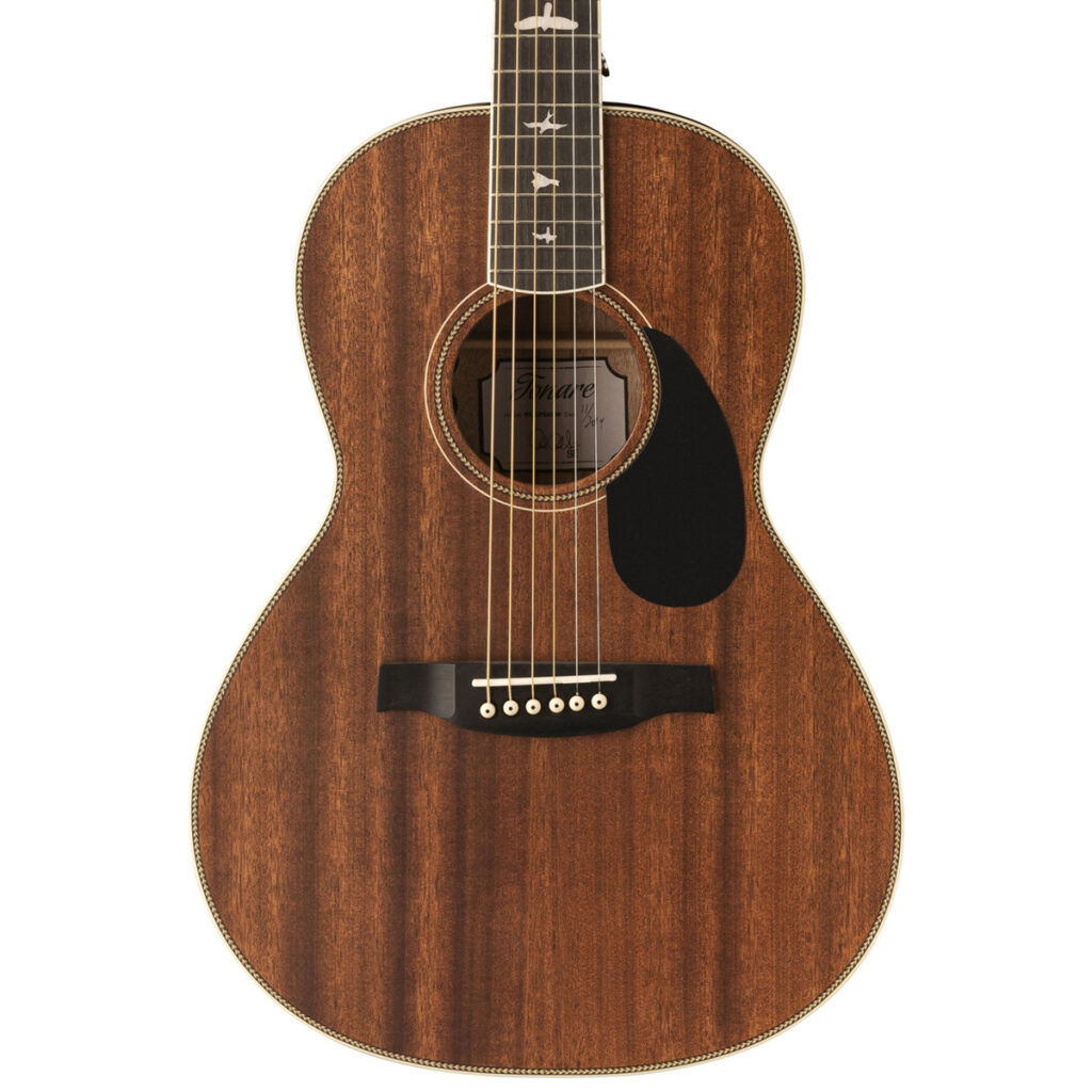PRS SE P20E Tonare Parlour Electro-Acoustic Guitar - Satin Mahogany - Body