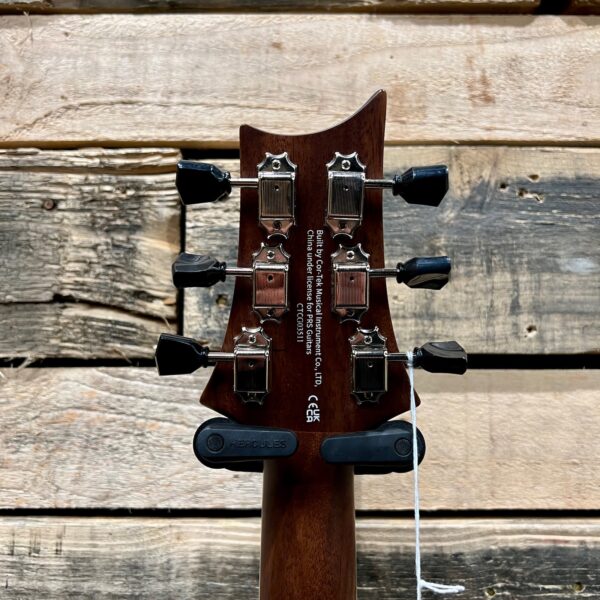PRS SE P20E Tonare Parlour Electro-Acoustic Guitar - Satin Mahogany - Machine Heads