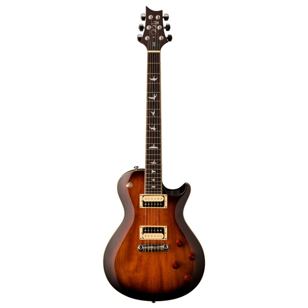 PRS SE 245 Standard Electric Guitar Tobacco Sunburst Zebra Muzik