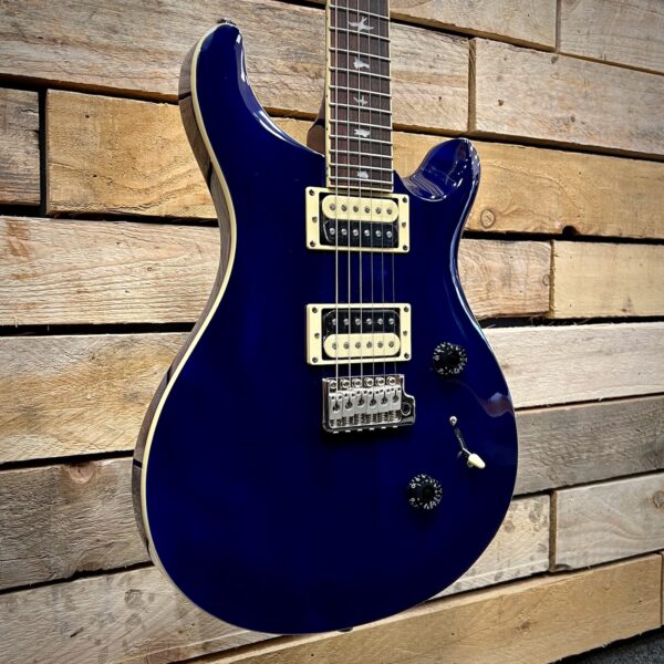 PRS SE Standard 24 Electric Guitar - Translucent Blue - Angle
