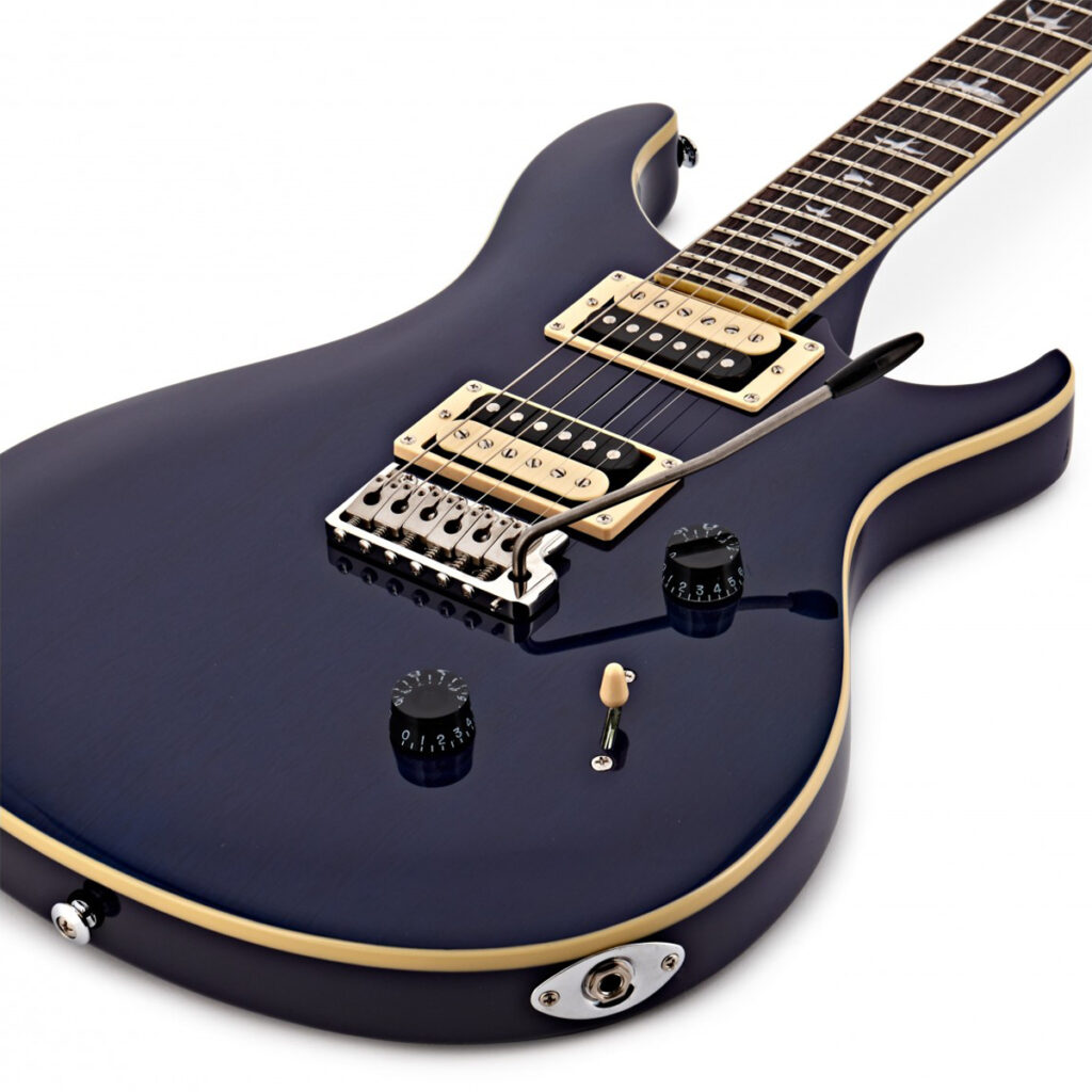 PRS SE Standard 24 Electric Guitar - Translucent Blue - Body 2