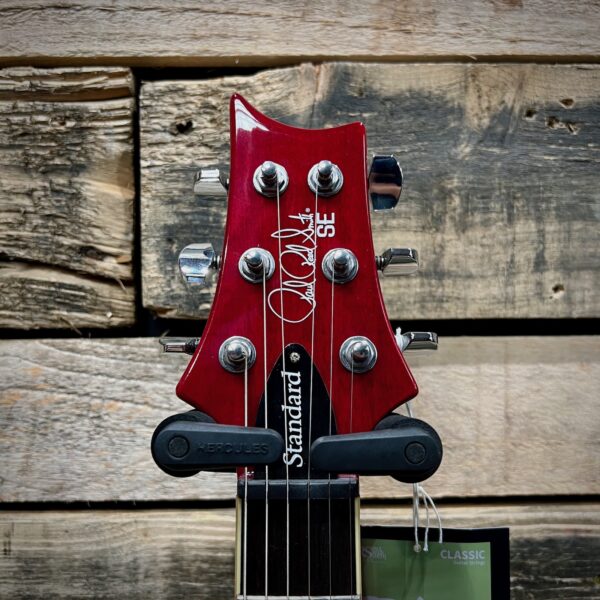 PRS SE Standard 24 Electric Guitar - Vintage Cherry - Headstock