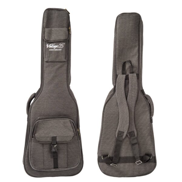 Vintage VS6SVB 25th Anniversary Series Electric Guitar - Silver Burst - Limited Edition Canvas Gig Bag