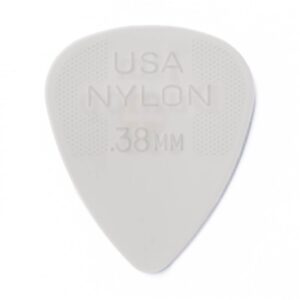 Dunlop Nylon Standard Guitar Plectrum - 0.38mm