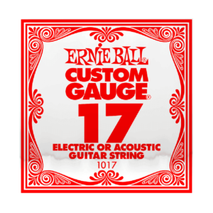 Ernie Ball .017 Plain Steel Single Guitar String