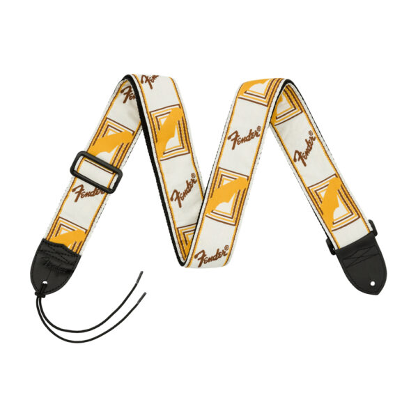 Fender 2" Mono Guitar Strap - White/Brown/Yellow