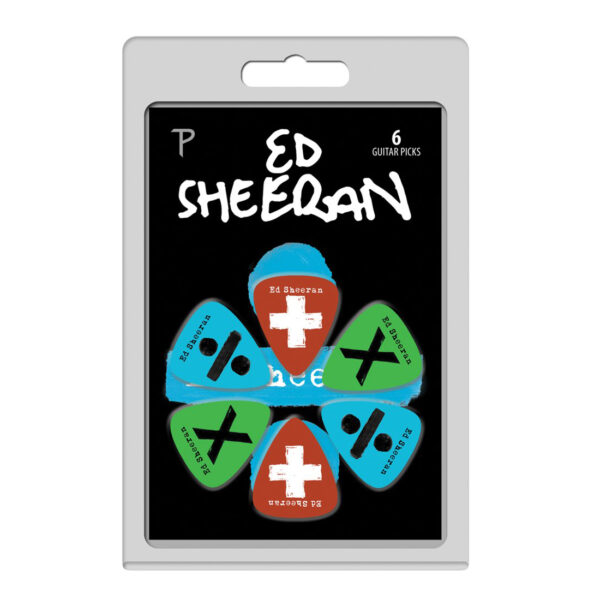Perri's Guitar Plectrums 6 Pack - Ed Sheeran