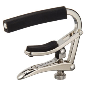 Kinsman Electric /Acoustic Curved Guitar Capo � Silver 