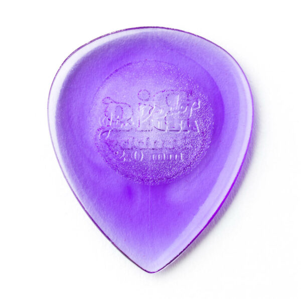 Dunlop Lexan Big Stubby Guitar Plectrum - 2.0mm - Back