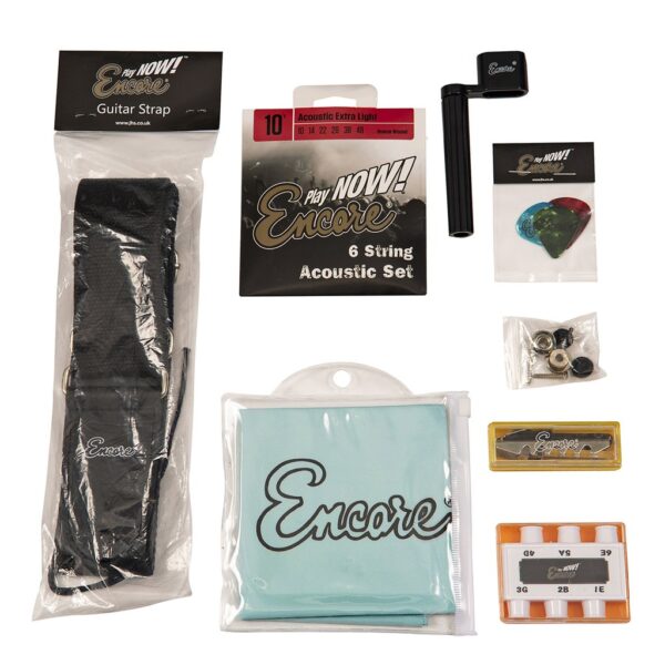 Encore Acoustic Guitar First Aid Kit - Contents