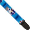 Perri's Official Sonic The Hedgehog Polyester 2 Guitar Strap - Blue Pattern - Design