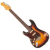 Vintage LV6HMRSB ICON HSS Electric Guitar - Left Hand Distressed Sunburst