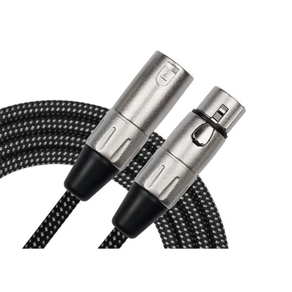 Kirlin Woven Microphone Lead XLR to XLR - 20ft/6m