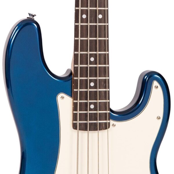 Vintage V4BBL Reissued Bass Guitar - Bayview Blue - Body