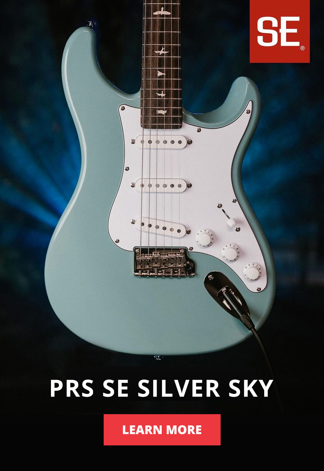 The brand new PRS SE Silver Sky John Mayer Signature model guitar - find out more!
