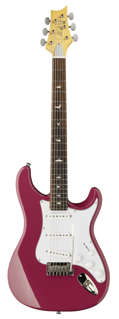 PRS SE Silver Sky Electric Guitar - Dragon Fruit - Full