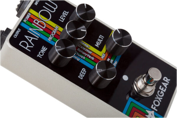 Foxgear Rainbow Reverb Pedal - Angle