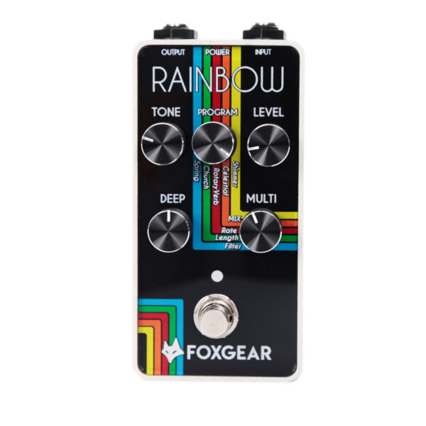 Foxgear Rainbow Reverb Pedal - Front