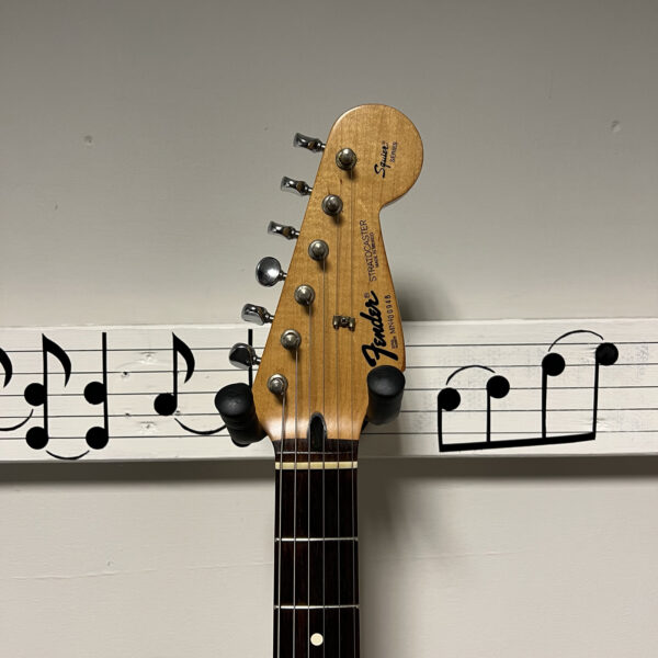 Fender Mexican Stratocaster MIM 1994 Squier Series (Pre-Owned) - Black - Headstock
