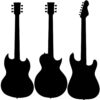 Kinsman TWDE5 Regular Tweed Hardshell Case - Electric Guitar - Body Shapes