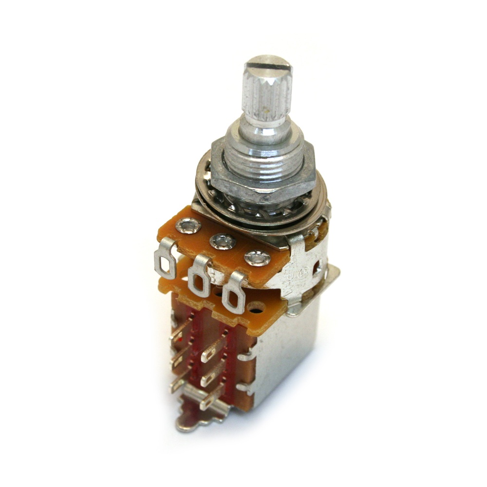 Potenziometro Bourns EP-5186-000 500k Audio Taper 6mm Split Per Chitarra/Basso