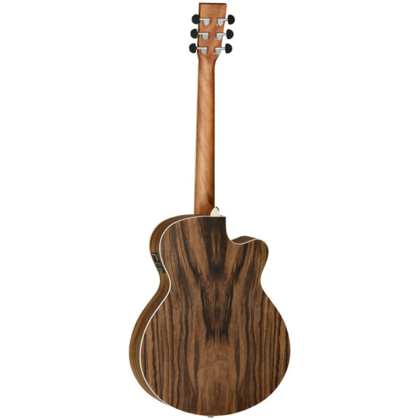 Tanglewood DBT SFCE PW LH Left-Handed Electro-Acoustic Guitar - Back
