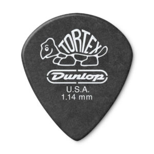 Dunlop Tortex Pitch Black Jazz III Guitar Plectrum - 1.14mm