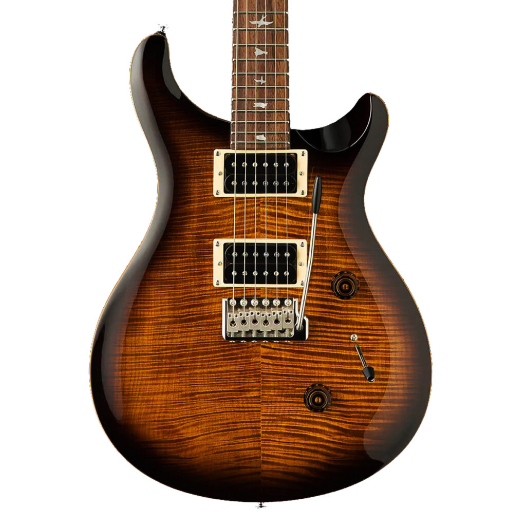PRS SE Custom 24 Electric Guitar - Black Gold Burst - Body