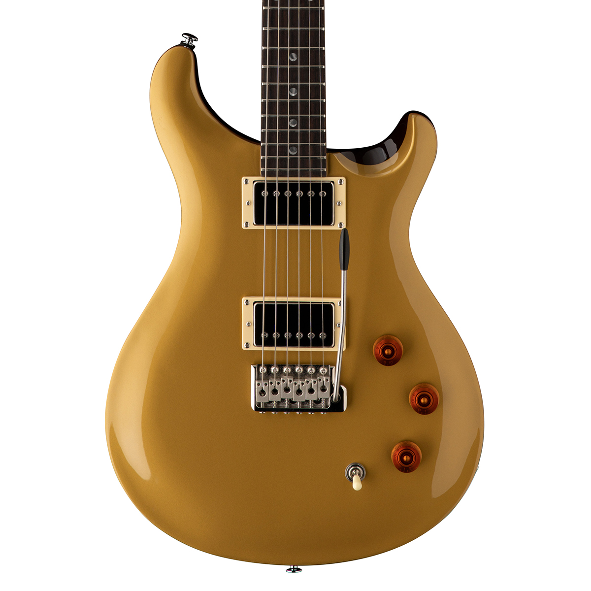 PRS SE DGT David Grissom Signature Electric Guitar Gold Top Zebra Muzik