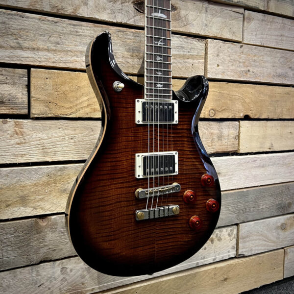 PRS SE McCarty 594 Electric Guitar - Black Gold Burst - Angle
