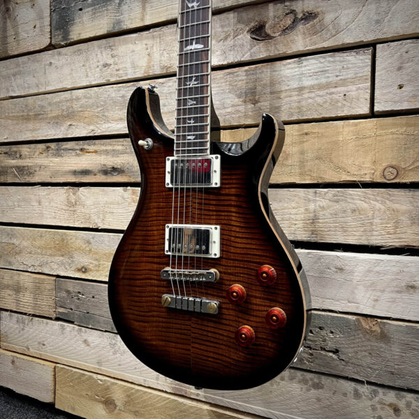 PRS SE McCarty 594 Electric Guitar - Black Gold Burst - Angle 2