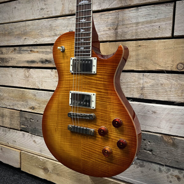 PRS SE McCarty 594 Singlecut Electric Guitar - Vintage Sunburst - Angle 2