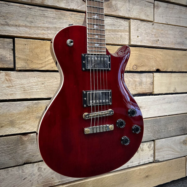 PRS SE McCarty 594 Singlecut Standard Electric Guitar - Vintage Cherry - Angle