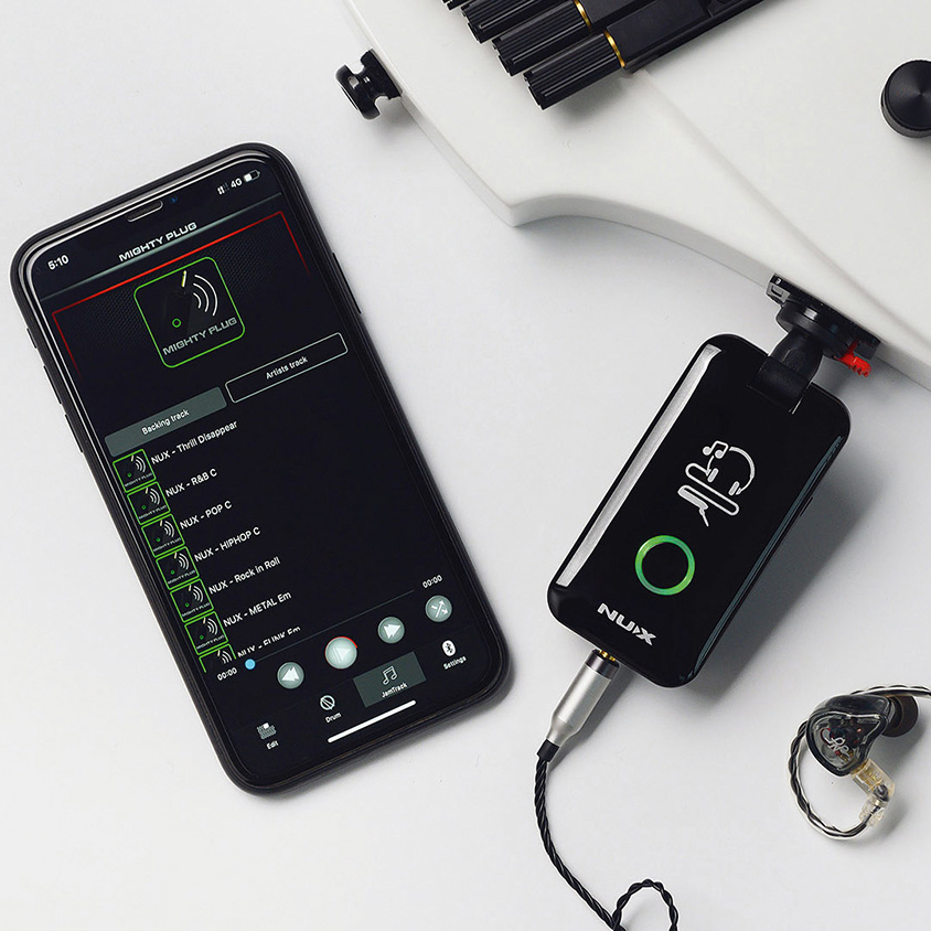 NuX Mighty Plug Headphone Amplifier with Bluetooth - Mighty Amp App