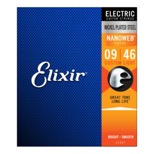 Elixir Nanoweb Custom Light Electric Guitar Strings - 9-46