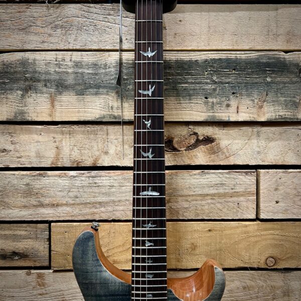 PRS SE Custom 24 Electric Guitar - Charcoal - Fretboard