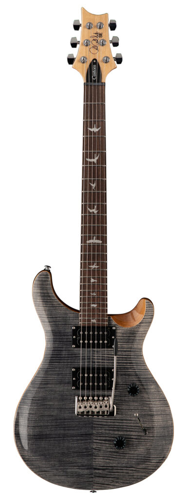PRS SE Custom 24 Electric Guitar - Charcoal - Full