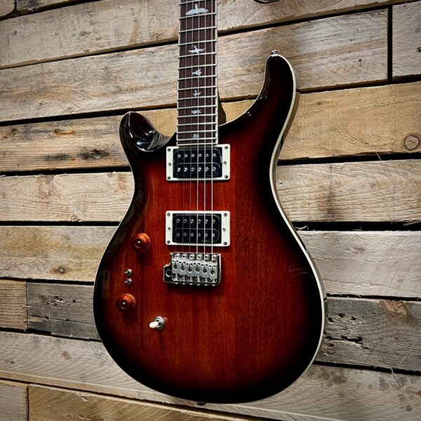 PRS SE Standard 24-08 Left Handed Electric Guitar - Tobacco Sunburst - Angle 2