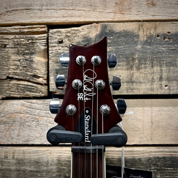PRS SE Standard 24-08 Left Handed Electric Guitar - Tobacco Sunburst - Headstock