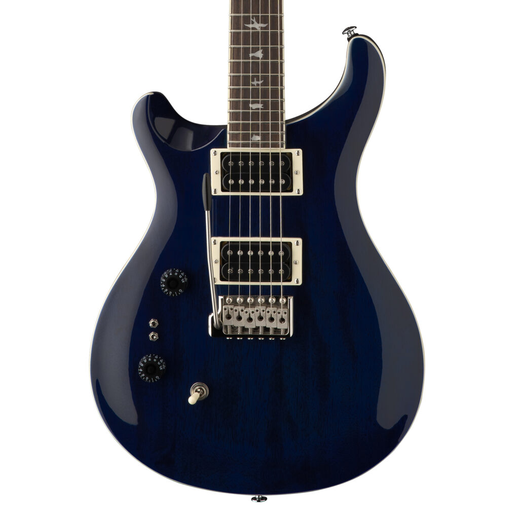 PRS SE Standard 24-08 Left Handed Electric Guitar - Translucent Blue - Body