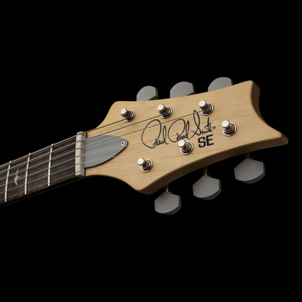 PRS SE John Mayer Silver Sky Rosewood Fingerboard - Piano Black - Headstock