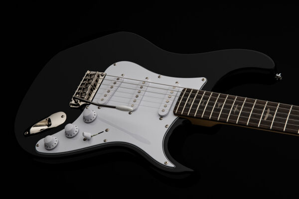 PRS SE John Mayer Silver Sky Rosewood Fingerboard - Piano Black - Promo 3